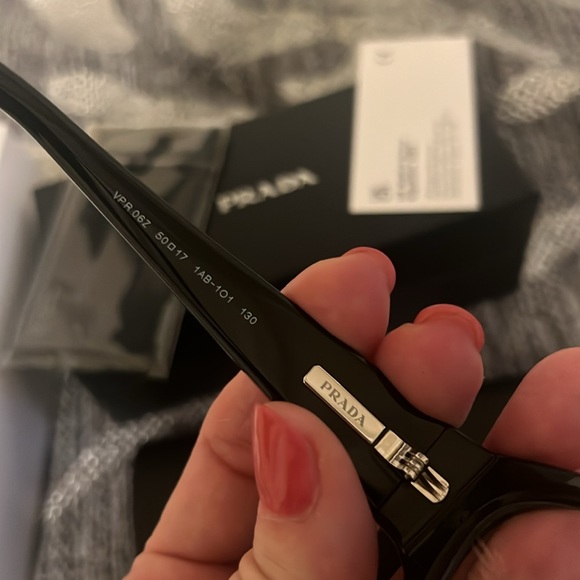 NIB authentic Prada glasses demo lens black frame - Picture 16 of 16